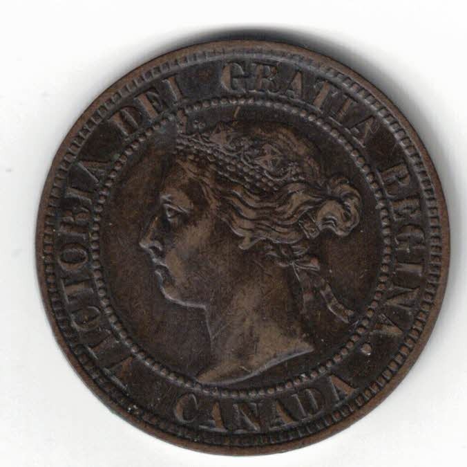 1898-H CANADA LARGE 1 ONE CENT