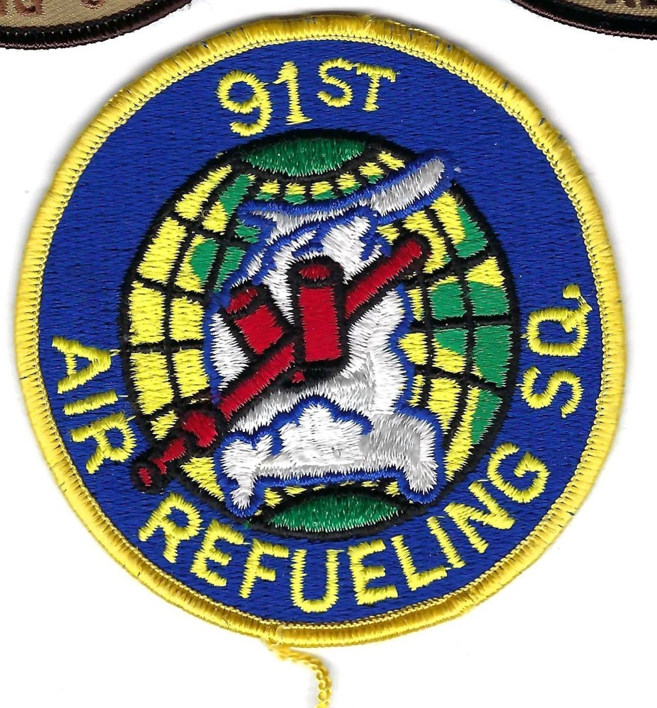 PATCH USAF 91st AIR REFUELING SQ 4"  B7-4