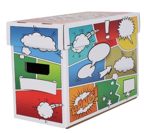 BCW Short Comic Box - Pow Art for Silver Age/Current Comics