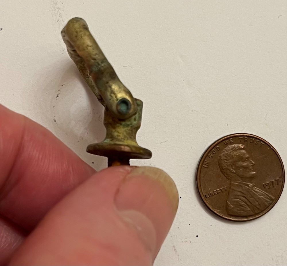 (8) - 18th Queen Ann, William & Mary, Chippend Pulls / Knobs - untouched surf