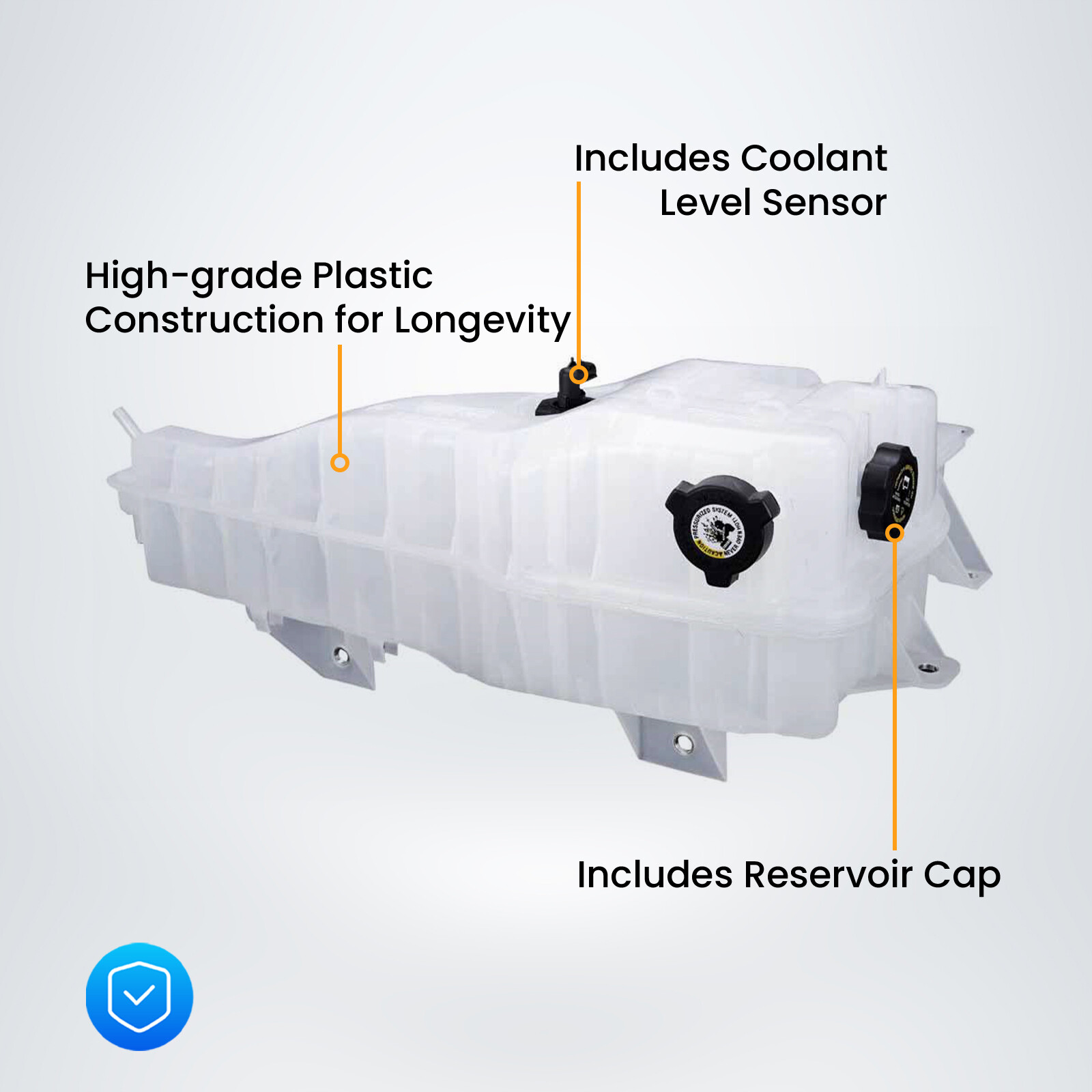 Freightliner Cascadia & Columbia & Century Coolant Tank Reservoir Heavy Duty
