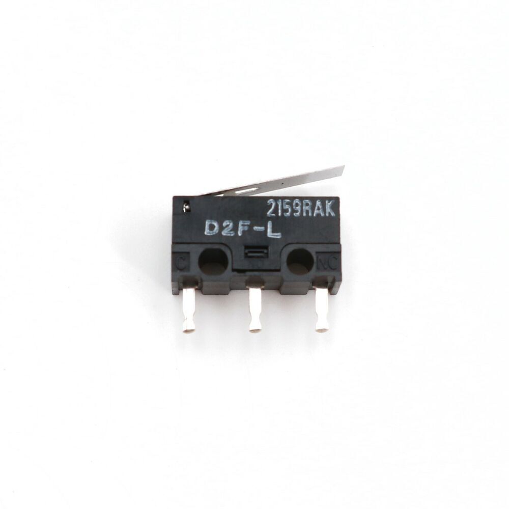 10pcs OMRON D2F-L Hinge Lever 3-Pin PCB Mount SPDT Micro Basic Limit Switch-