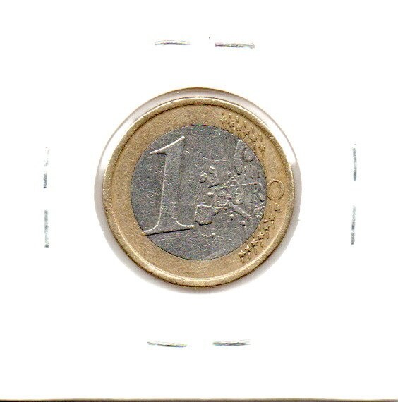 1 Euro Coin 2001 Spain