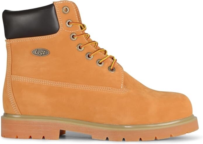 Lugz Drifter Steet Toe Boot (Wheat & Black)