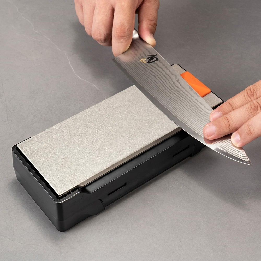 2-Pack Angle Guide Whetstone Sharpening Stone - 4 Universal Angle Precision