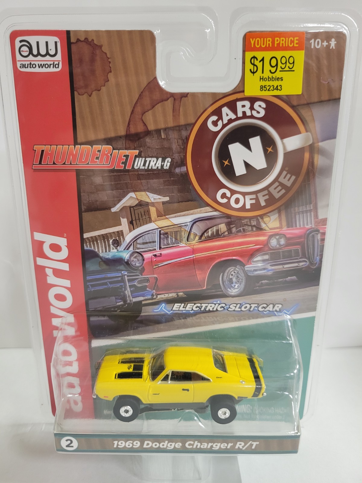 Auto World 1969 Dodge Charger R/T HO Scale Slot Car SC392