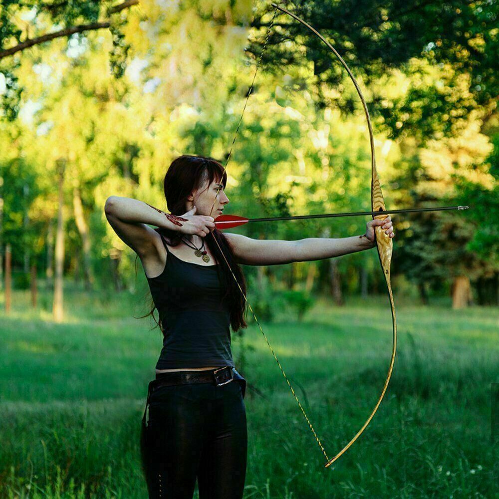 30" Archery Carbon Target Hunting Arrows Adjustable Nock Replaceable Field Point