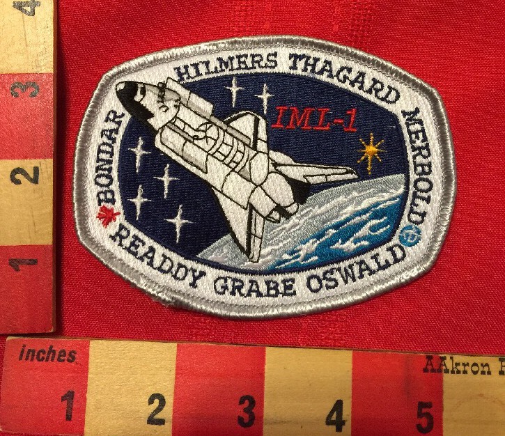NASA PATCH ~ STS-42 SPACE SHUTTLE DISCOVERY Studied Microgravity IML-1