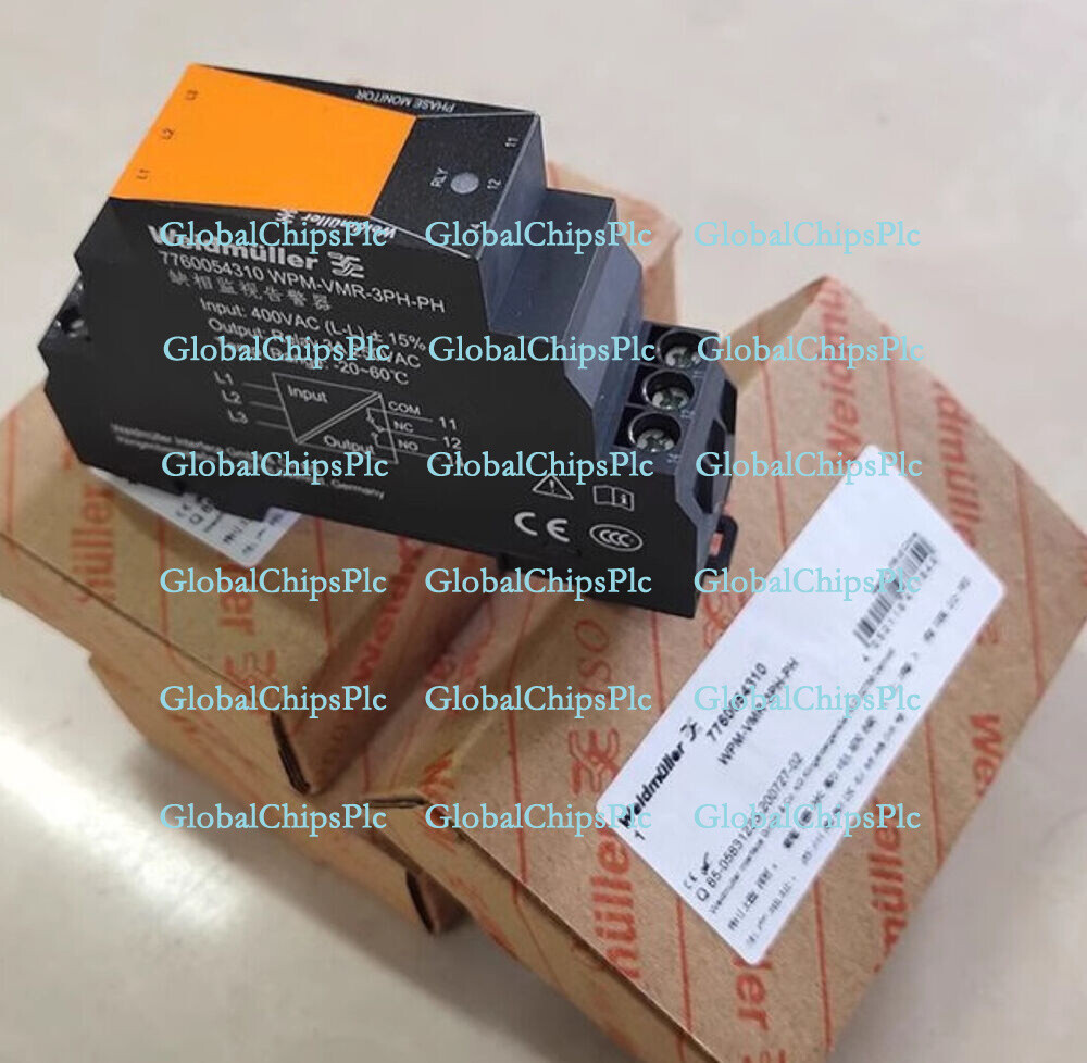 1pcs Weidmuller Phase failure protector WPM-VMR-3PH-PH , 7760054310