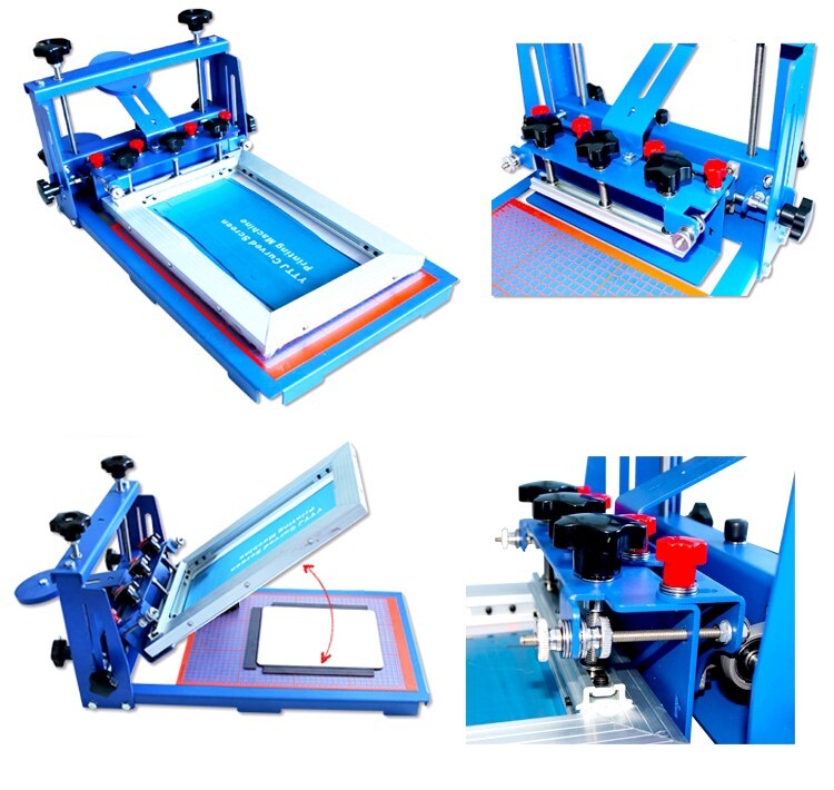 Desktop 1 Color Precision Micro-registration Screen Printer Press Machine
