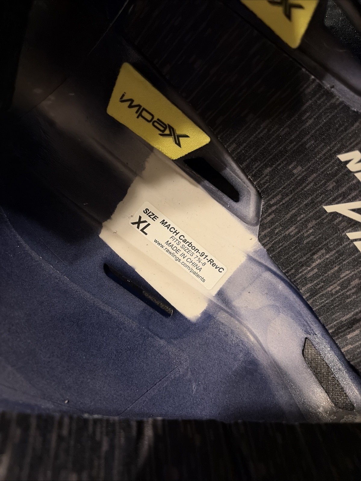 Rare Chicago Cubs New Batting Helmet XL LG Mach Carbon Impax 2022-23