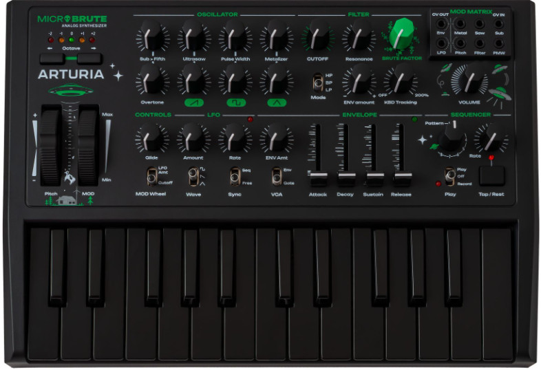 Arturia MicroBrute UFO Edition Midi Controller