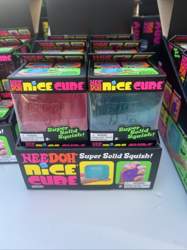 Nee Doh Nice Cube - Super Solid Squish! 🔥GENUINE🔥FREE SHIPPING