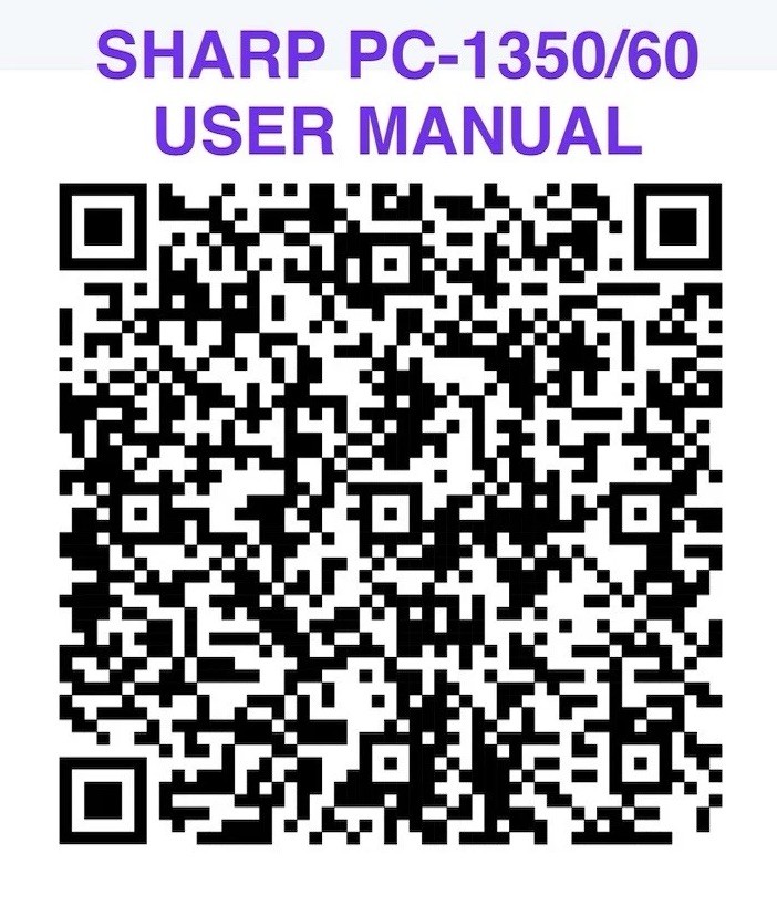 VINTAGE Sharp PC-1350 BASIC Pocket Computer New Batteries JAPAN See Pic 4 Condit