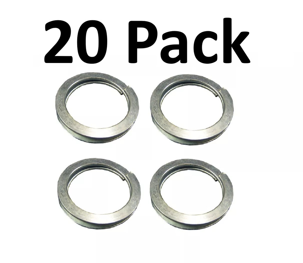 20 Pack Mini Split Rings Heavy Duty Trapping Supplies