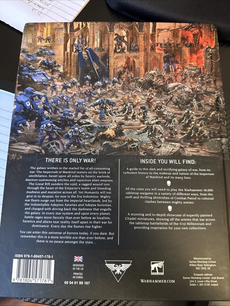 Games Workshop Warhammer 40K Core Rules Book - 40-02