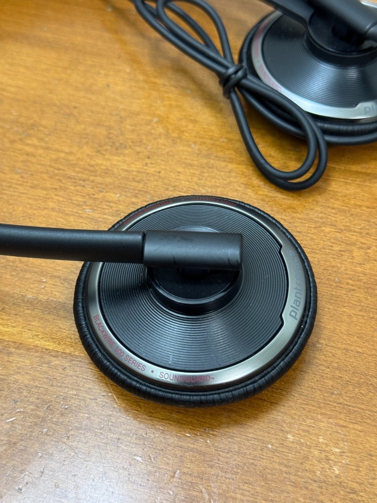Plantronics Blackwire C520-M Stereo Computer Headset USB Connection Black