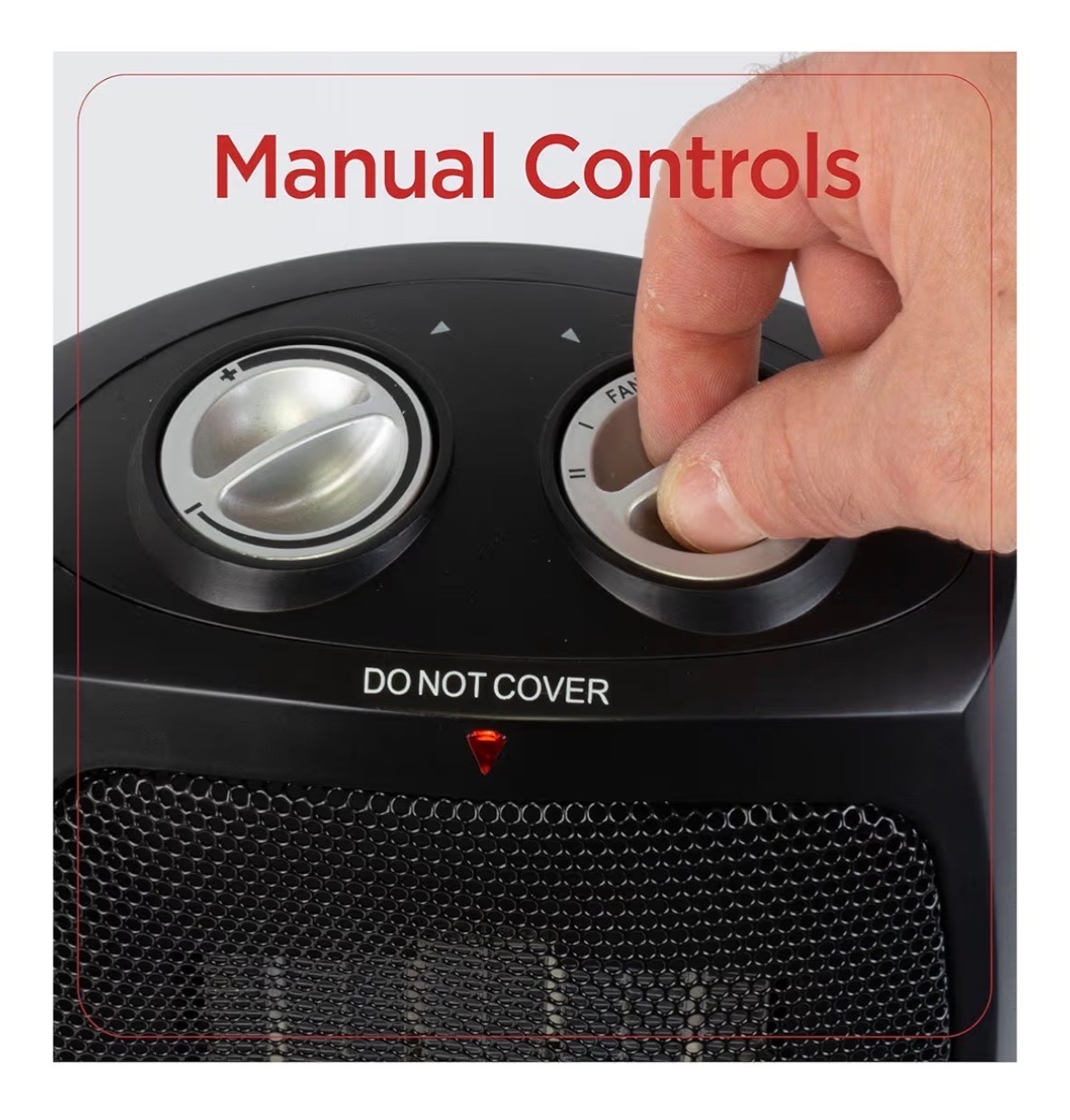 BLACK+DECKER Portable Space Heater 1500W Room Heater Black