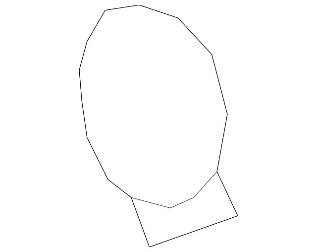 Dark Titanium Driver Side Instrument Panel Outer Air Outlet Bezel (22804147)