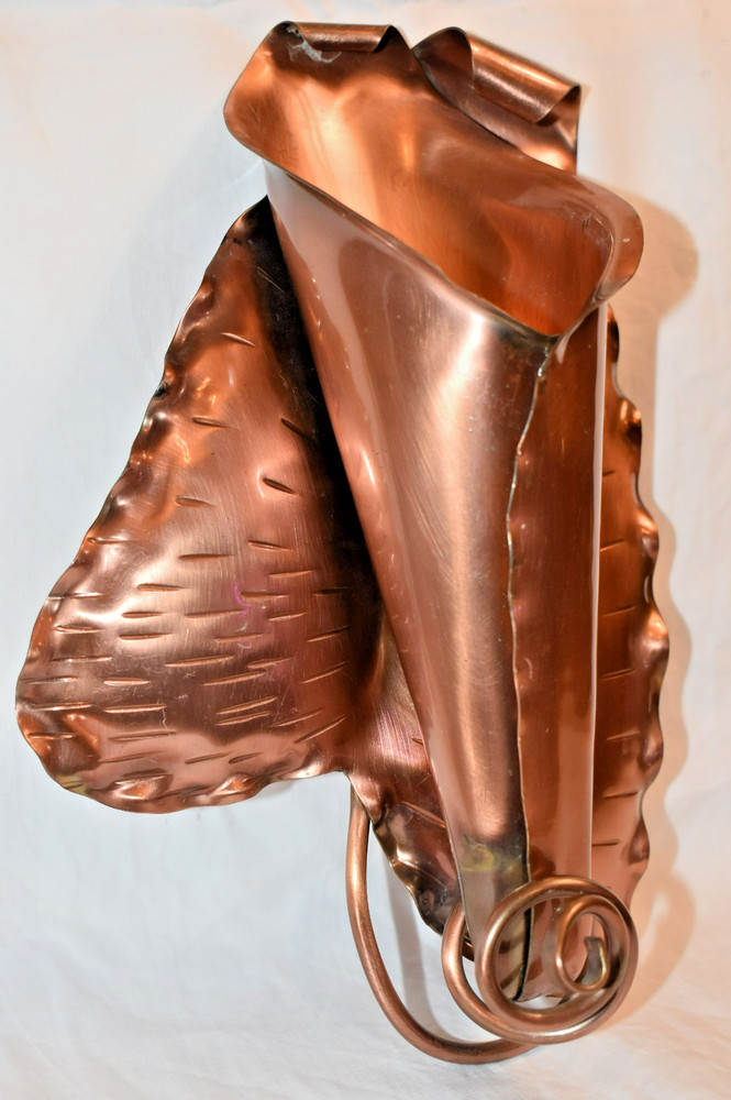 GORGEOUS 100% Copper Wall Pocket Holder for Everything!