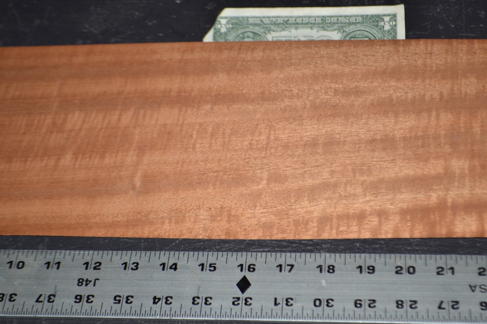 Mahogany Raw Wood Veneer Sheet 7 x 33 inches 1/42nd BLEMISHED 42084-27