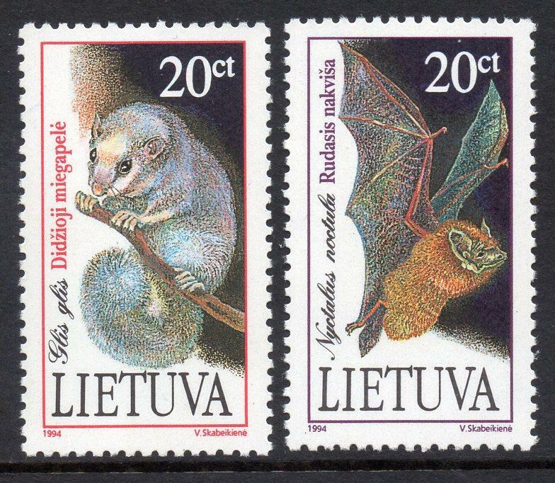 LITHUANIA MNH 1994 Mammals
