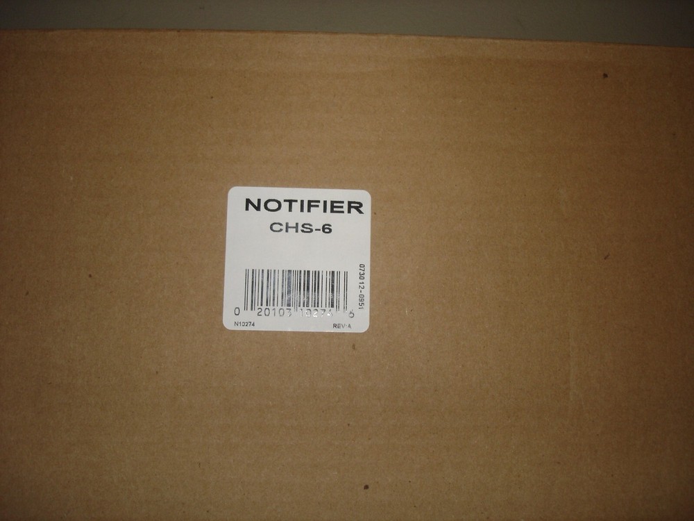 NOTIFIER CHS-6   "NEW"