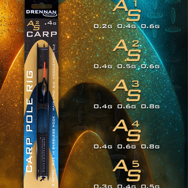 Drennan AS Carp 5 Pole Rig Barbless
