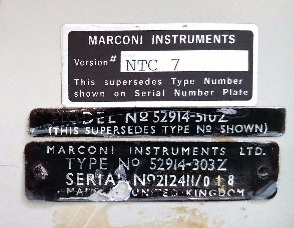 Marconi TF2914A Insertion Signal Analyzer