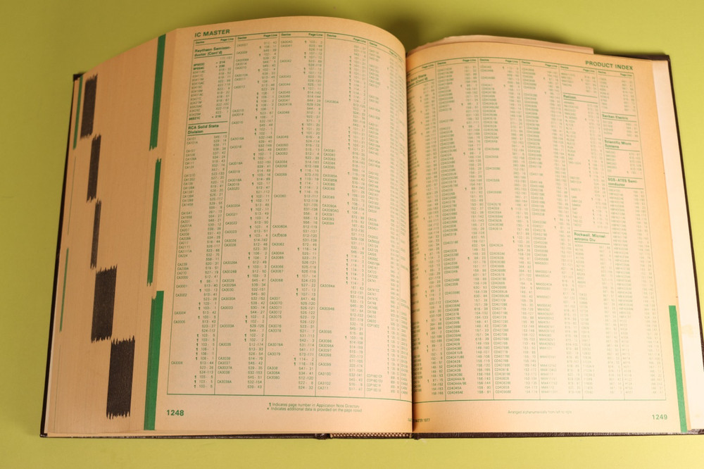 IC Master Book 1977 Computer Chip Collector's HC Bible Microprocessor Memory
