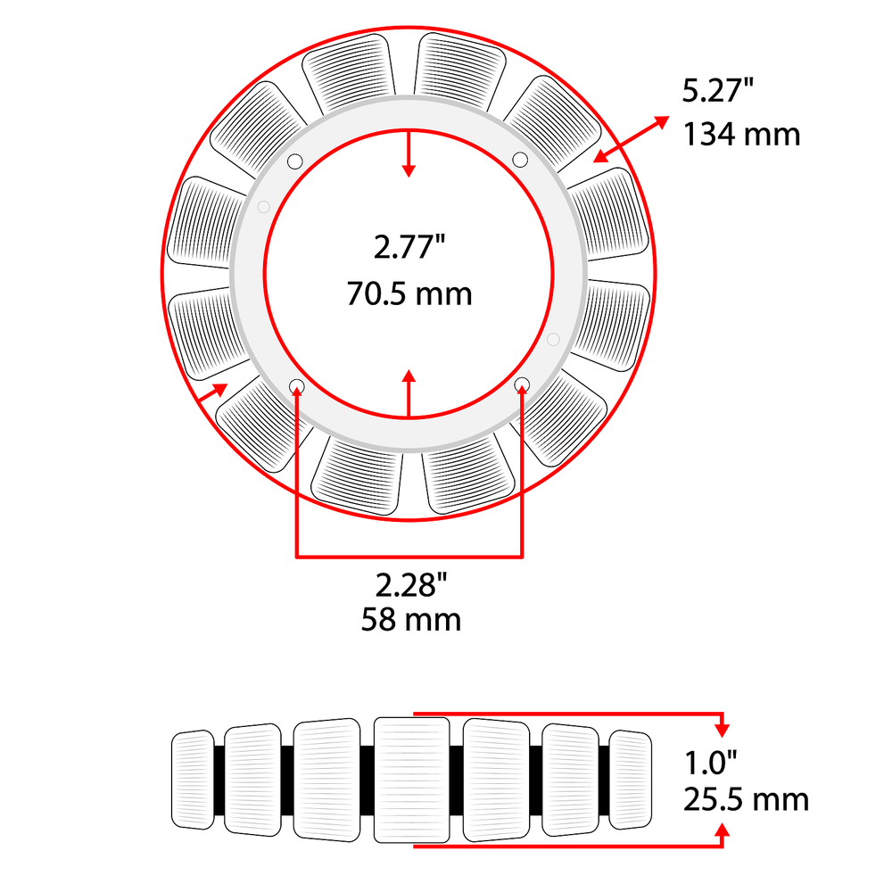 Stator for Harley Davidson 29967-89A