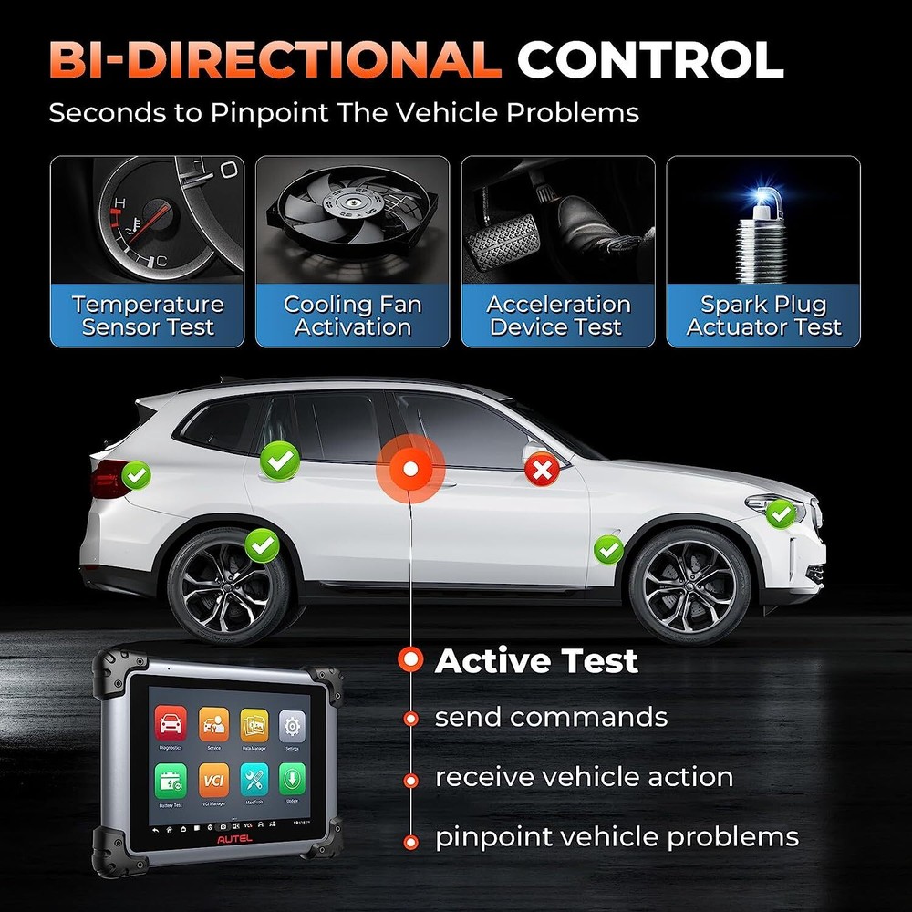 2023 Autel MaxiSys Elite II PRO as MS909 Diagnostic Scan Programming Key Coding