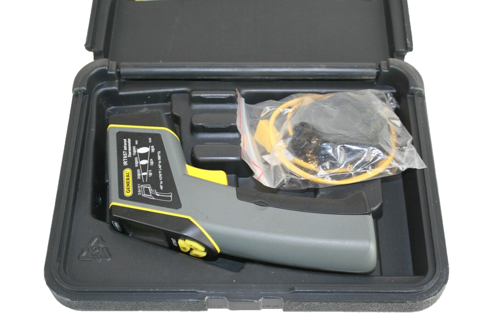 General IRT657 Infrared Thermometer with Fluke Case