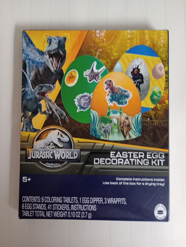 Jurassic Park 5+ Easter Egg Decorating Kit