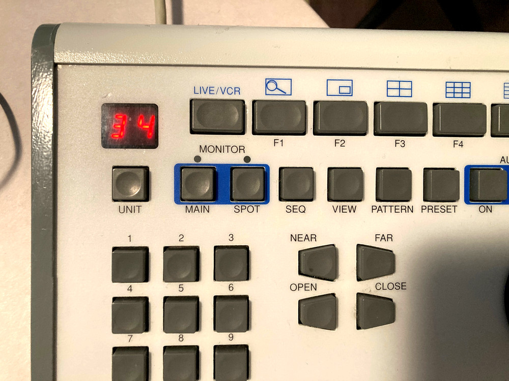 PELCO KBD4000 Joystick Control Multiplexer Keyboard