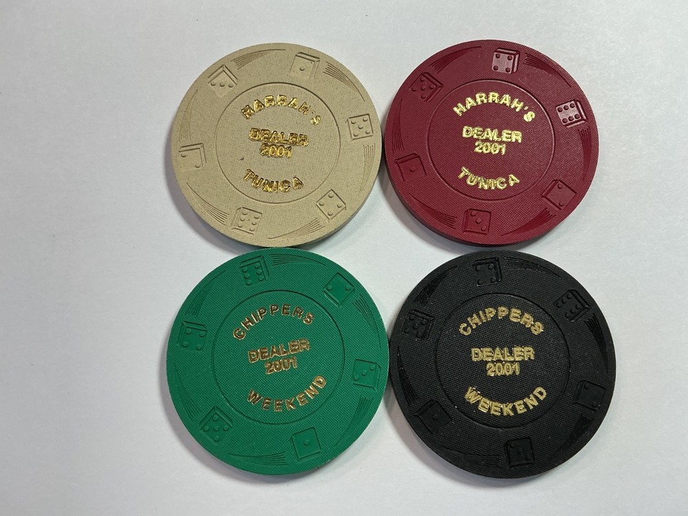 Harrah’s Tunica, MS, Chippers Weekend - 2001 - Four chips