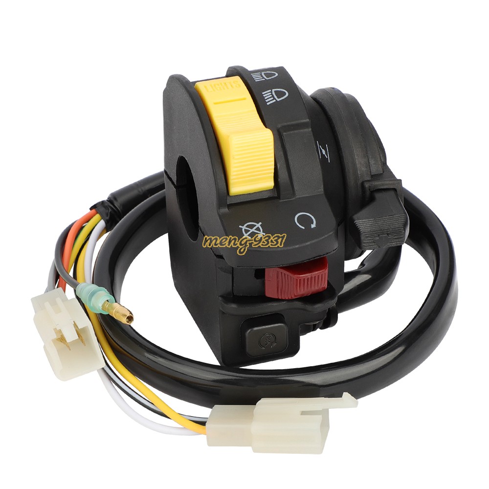 Handlebar Switch Start Stop Headlight for Suzuki QuadRunner LT160E LT230E LTF160