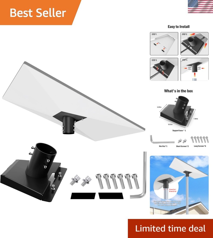 Multi-Functional Starlink V3 Pipe Adapter - Precision Engineered for Stability