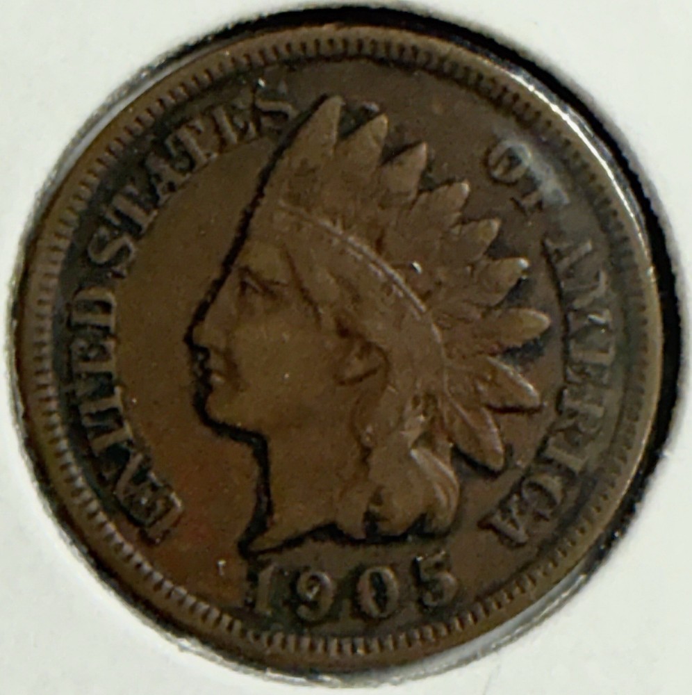 1905 Indian Head Cent Penny - (1-6)