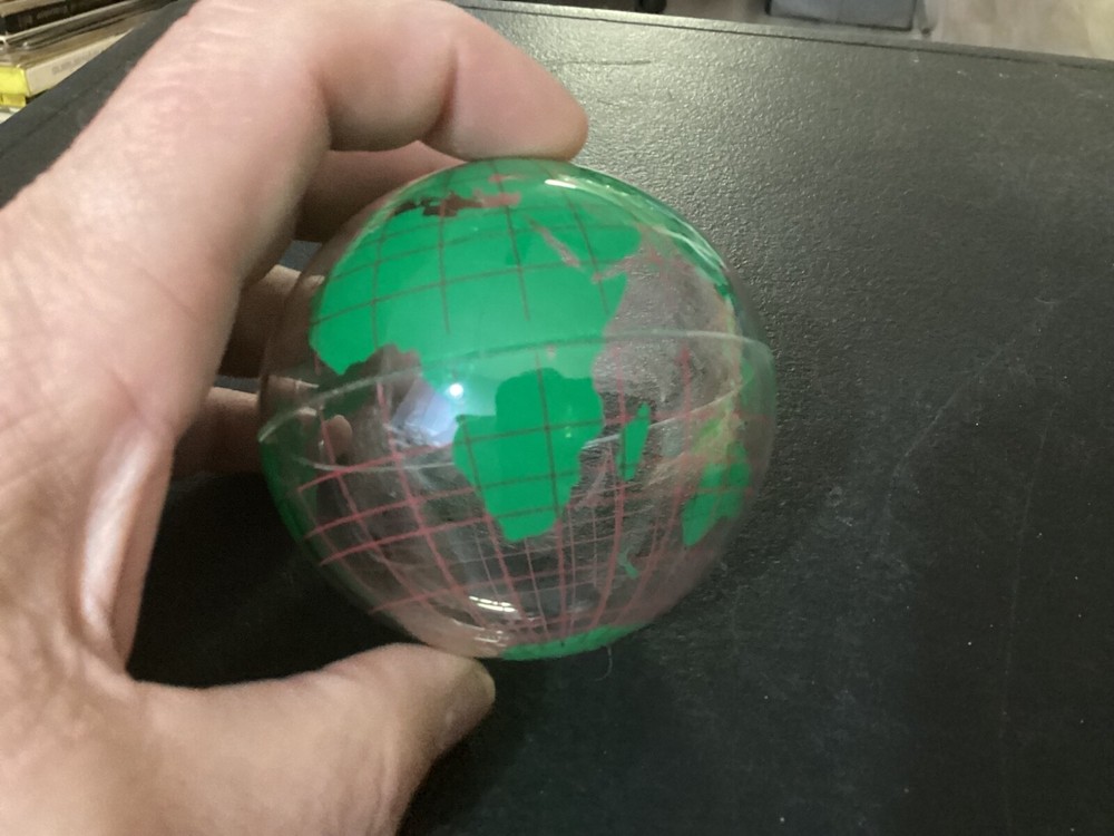 (2) Small 3" Plastic Globes