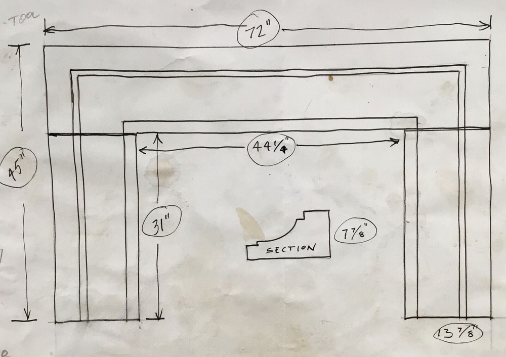 Custom Precast Fireplace Surround