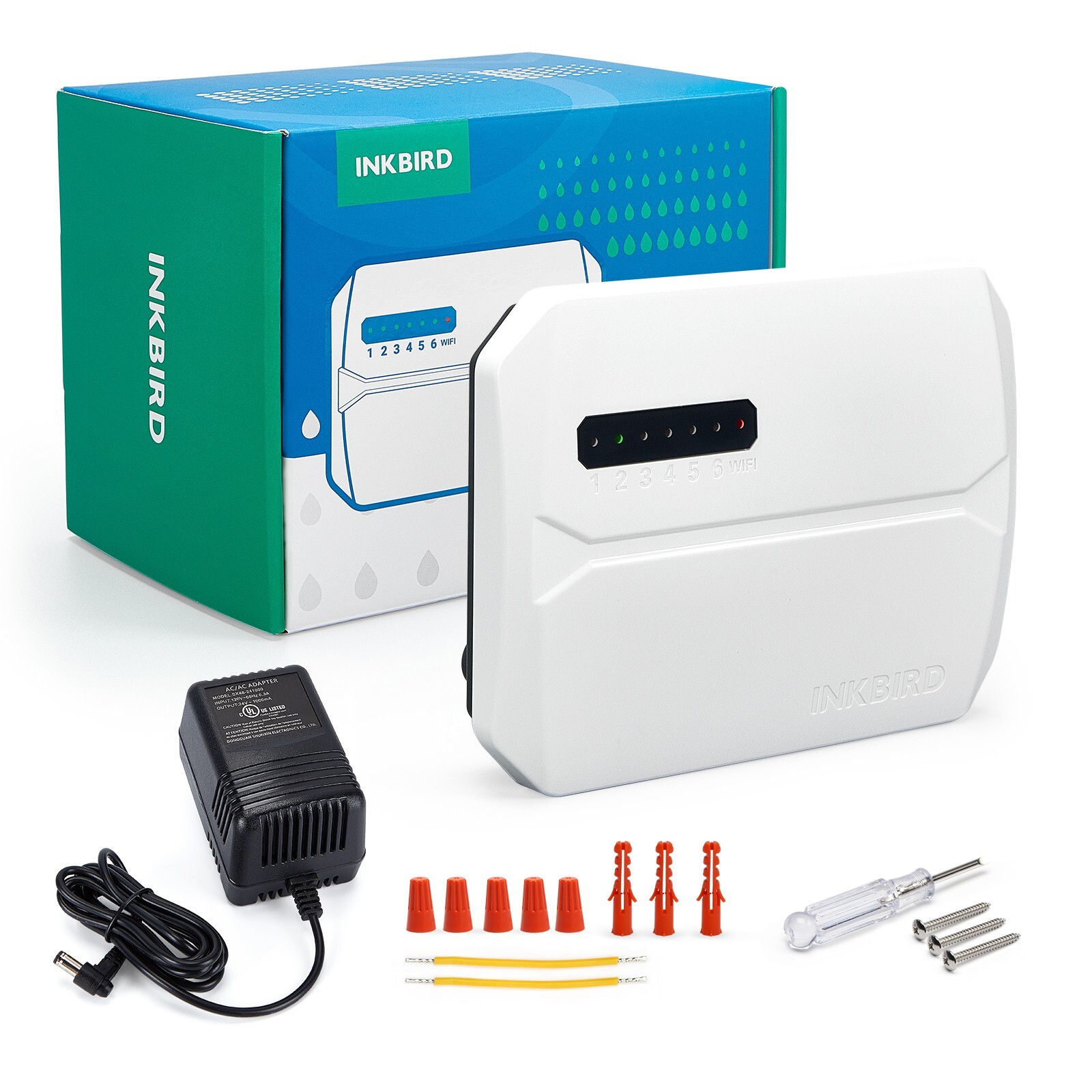 6-Zone Smart Sprinkler Controller Irrigation Watering Timer