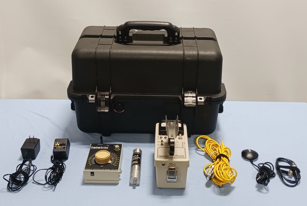 Teletrix Model TXR-32 Geiger Counter Simulator Radiation Detector Training Set