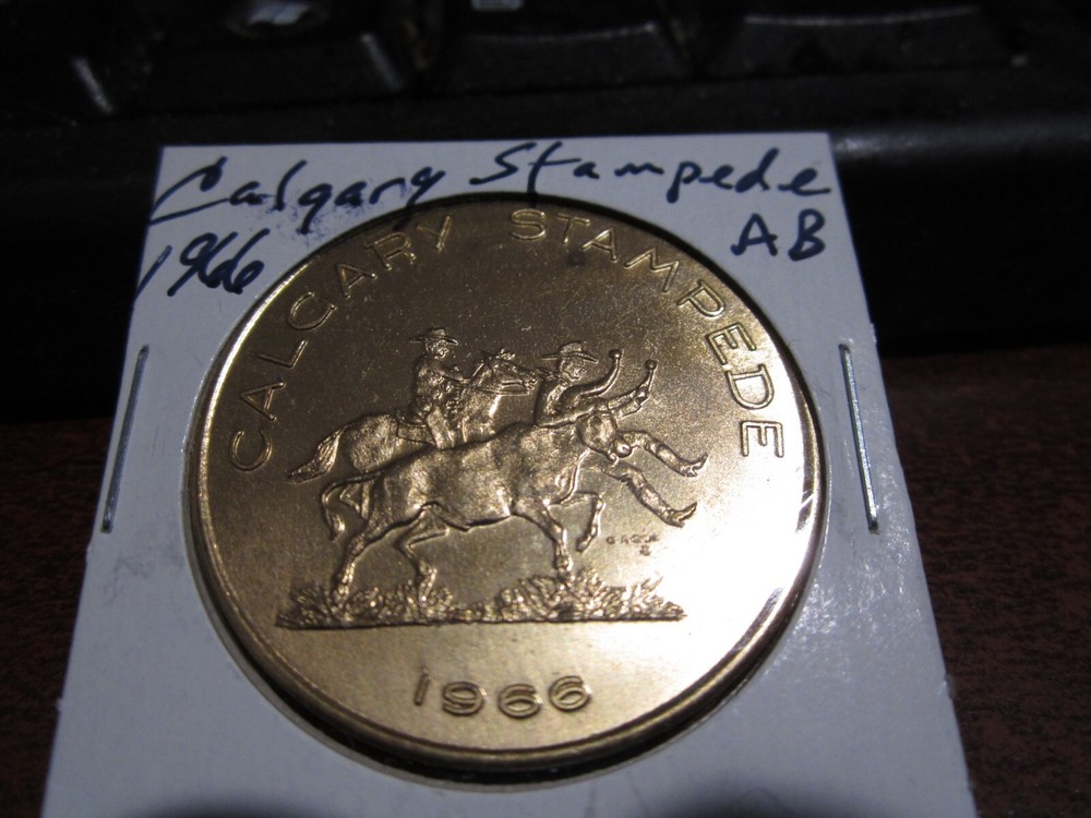 1966 - Calgary Stampede - Commemorative - Canada Trade Dollar / Token