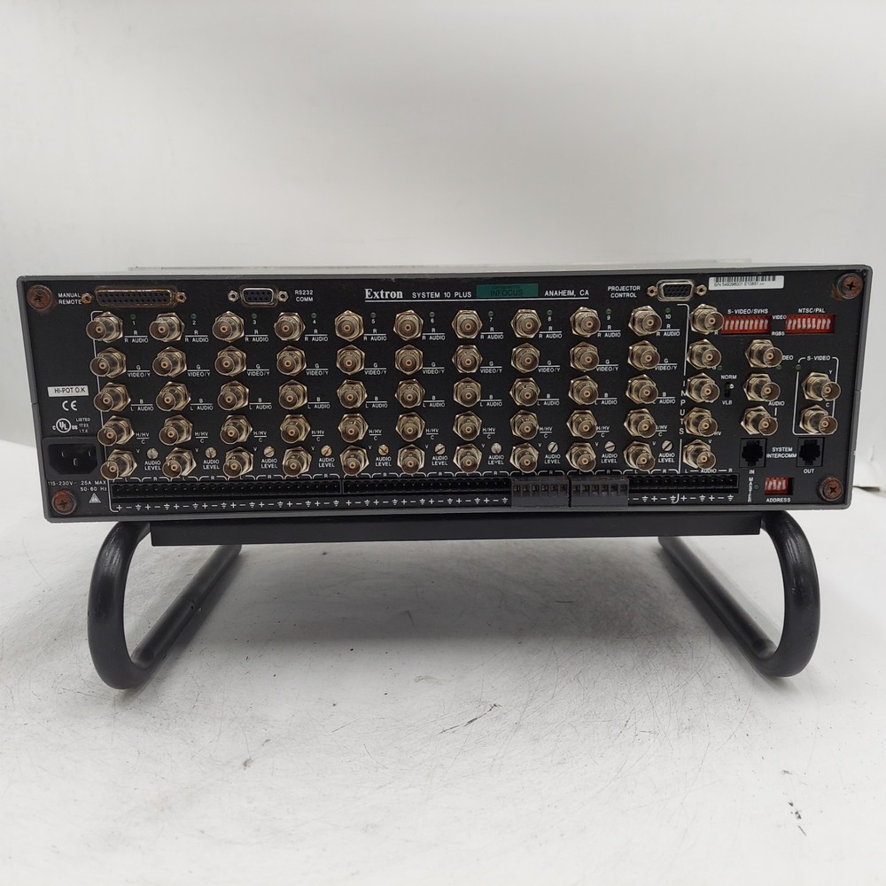 Extron System 10 Plus Configurable RGB 10-Input Audio Video Switcher