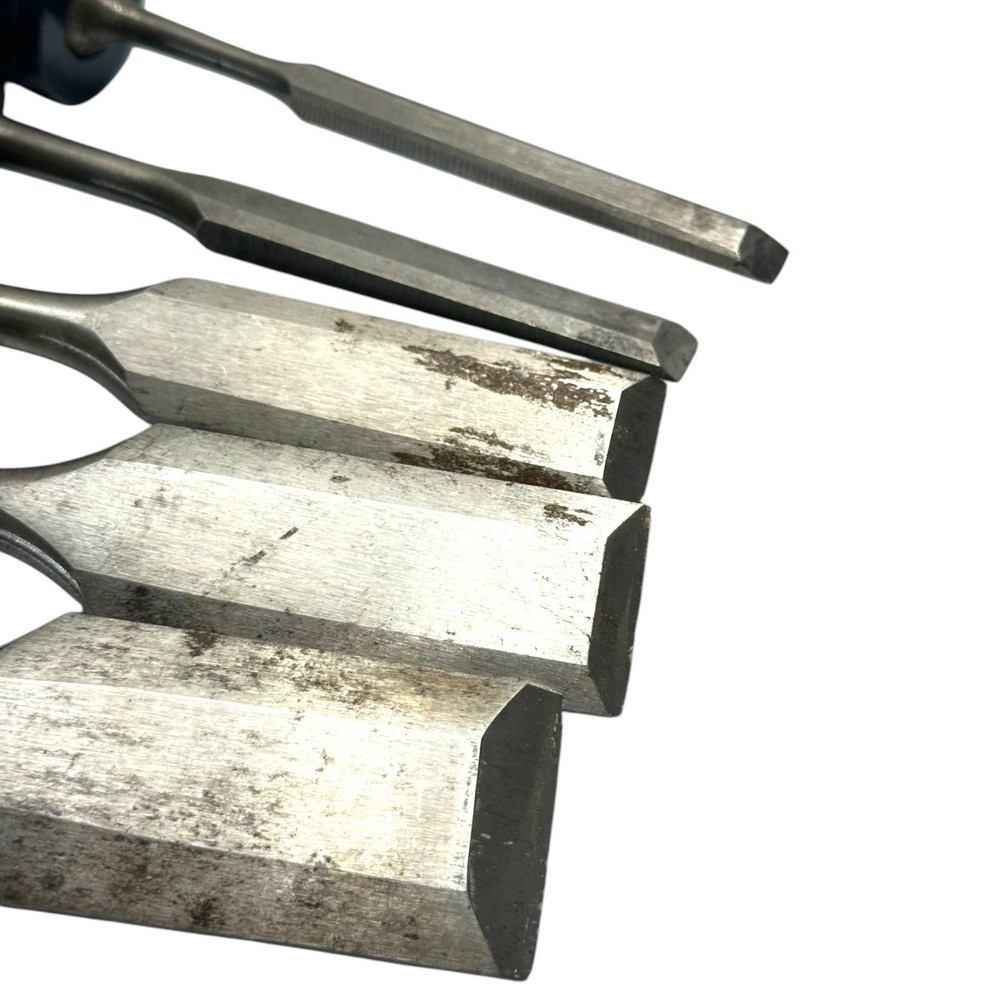 3 Pc Stanley 16-089 Chisel Set, Made in USA