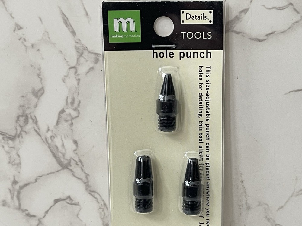 Making Memories Hole 3 Sizes Interchangeable New 6174
