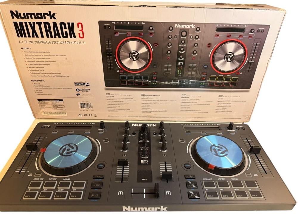Numark Mixtrack 3 All-In-One DJ Controller for Virtual DJ
