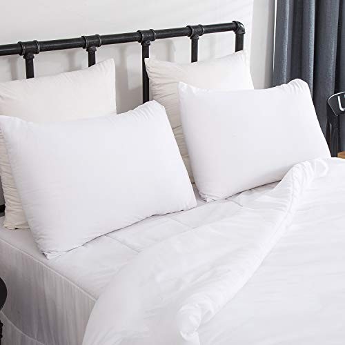 White Comforter Set White Bedding Set Size Modern Comforter Solid Full 1-white