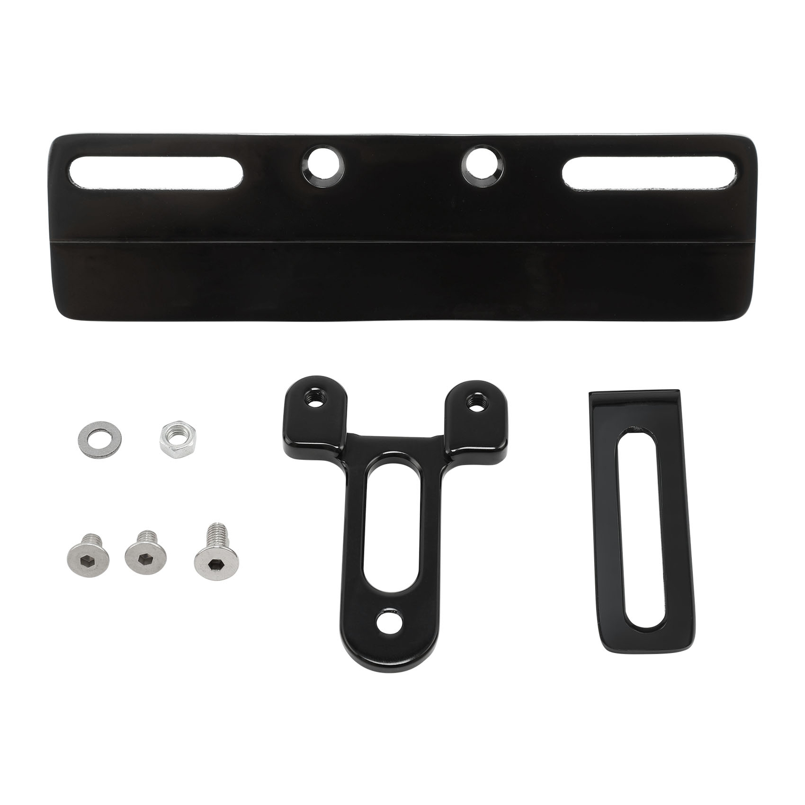 License Plate Holder Rear Bracket Mount Fit For Harley Dyna 99-17 Softail 99-25